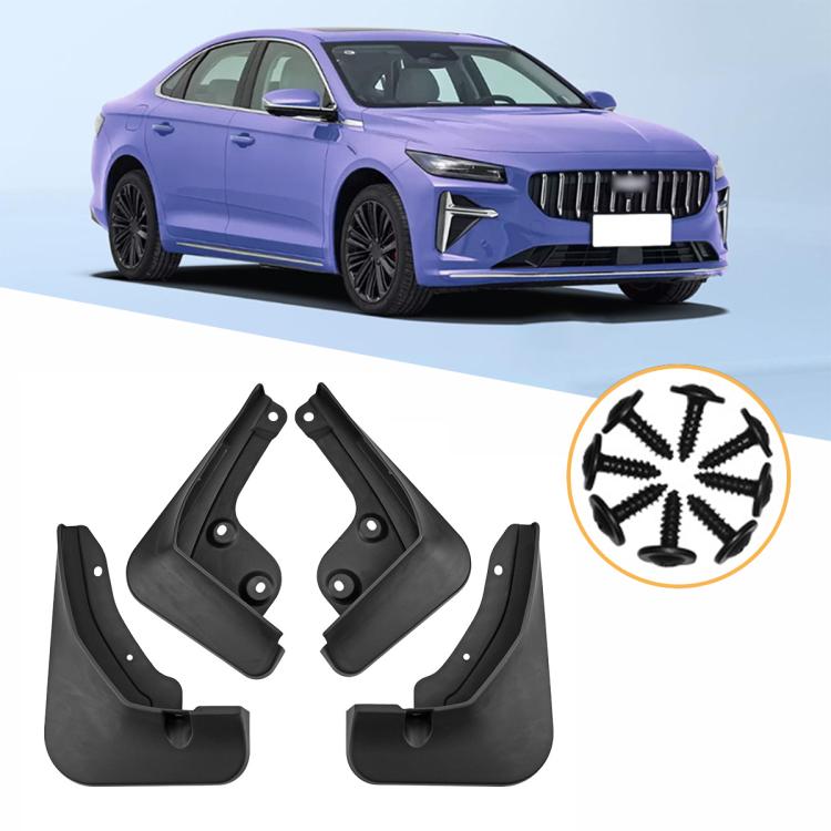 Set 4 parafanghi auto per Geely Preface L 2024