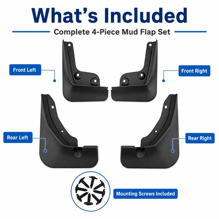 Set di 4 parafanghi per auto, For Geely Preface L 2024