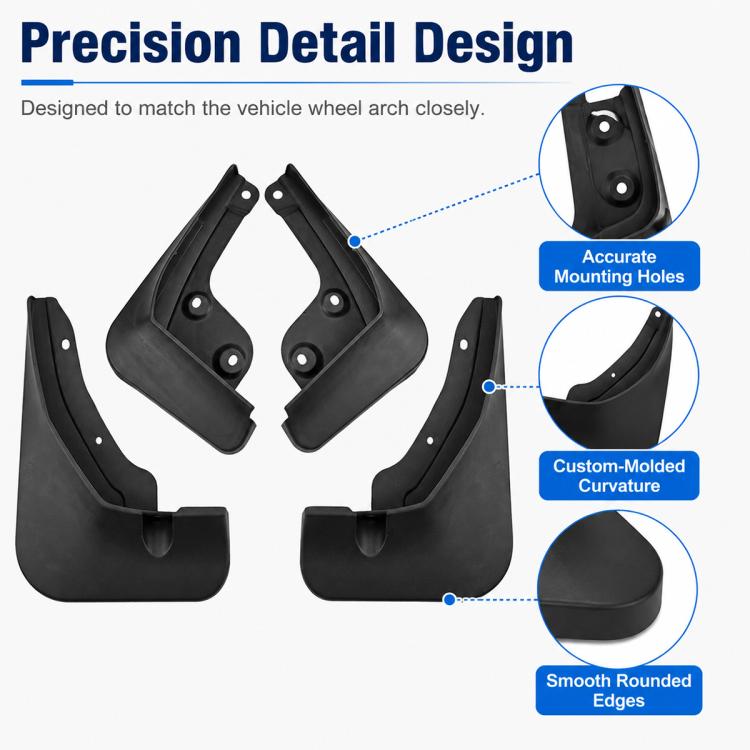 Set di 4 parafanghi per auto, For Geely Preface L 2024