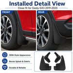 Set di 4 parafanghi per auto, For Geely GX3 2019-2020