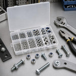Set di 175 dadi di bloccaggio e tappi esagonali, M8 175PCS