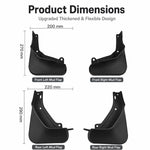 Set di 4 parafanghi per auto, For Geely Binyue 2021