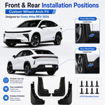 Set di 4 parafanghi per auto, For Geely Boyue REV 2026