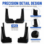 Set di 4 parafanghi per auto, For Geely LYNK & CO Z20 2025