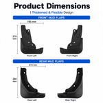 Set di 4 parafanghi per auto, For Geely LEVC L380 2024