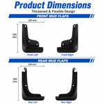 Set di 4 parafanghi per auto, For Geely Preface 2026