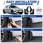 Set di 4 parafanghi per auto, For Geely LYNK & CO 07 EM-P 2026