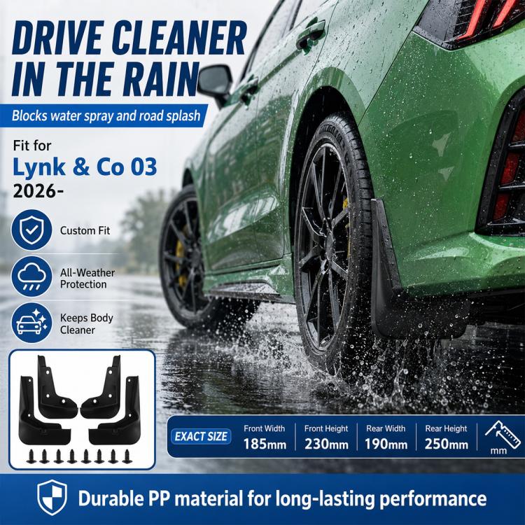 Set di 4 parafanghi per auto, For Geely LYNK & CO 03 2026