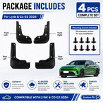 Set di 4 parafanghi per auto, For Geely LYNK & CO 03 2026
