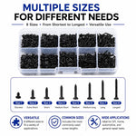 Viti autofilettanti Phillips M2, 400 pezzi/set, M2 400 PCS / Set