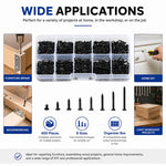 Viti autofilettanti Phillips M2, 400 pezzi/set, M2 400 PCS / Set