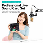 S8 Mixer audio professionale multifunzione per live streaming, S8