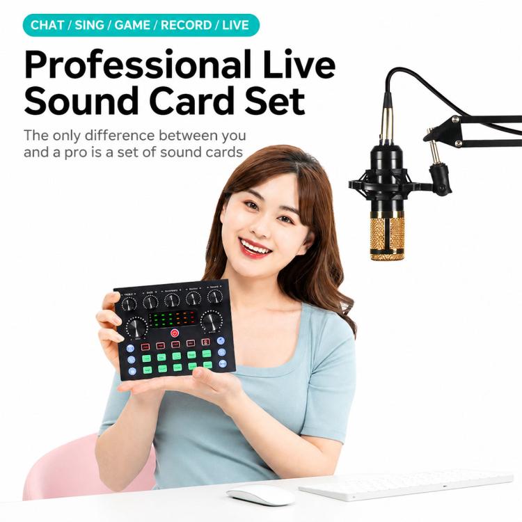 S8 Mixer audio professionale multifunzione per live streaming, S8