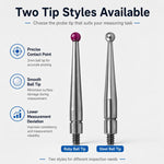 Sonda comparatrice a quadrante con leva a sfera in acciaio inox