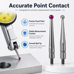 Sonda comparatrice a quadrante con leva a sfera in acciaio inox