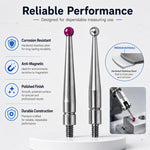 Sonda comparatrice a quadrante con leva a sfera in acciaio inox