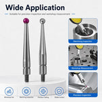 Sonda comparatrice a quadrante con leva a sfera in acciaio inox