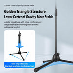 NB-650 Supporto da pavimento verticale regolabile per microfono singolo, NB-650 Microphone Floor Tripod Stand