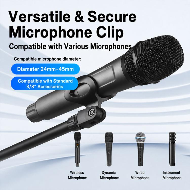 NB-650 Supporto da pavimento verticale regolabile per microfono singolo, NB-650 Microphone Floor Tripod Stand