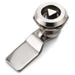 Serratura triangolare in acciaio inox per armadio MS408