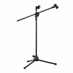 NB-107 Treppiede professionale per doppio microfono con supporto da pavimento, NB-107 Dual Microphone Floor Tripod Stand