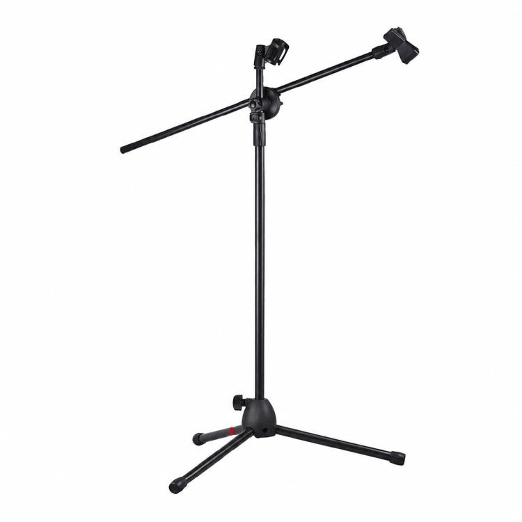 NB-107 Treppiede professionale per doppio microfono con supporto da pavimento, NB-107 Dual Microphone Floor Tripod Stand