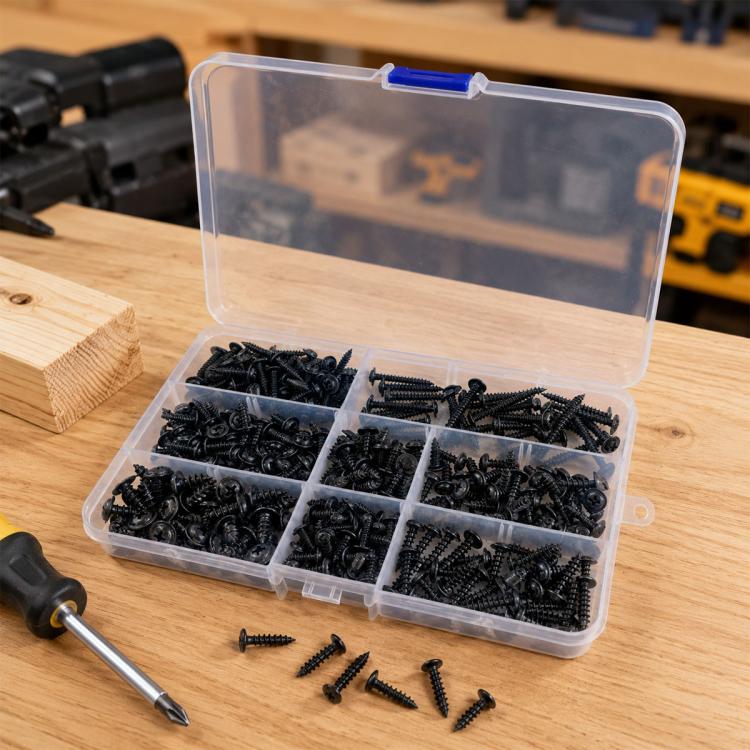 340 pezzi / Set di viti autofilettanti Phillips, 340 PCS / Set