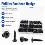 340 pezzi / Set di viti autofilettanti Phillips, 340 PCS / Set