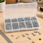 Viti autofilettanti M2, 620 pezzi/set