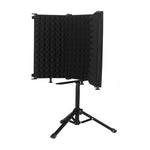 Schermo isolante per microfono M3 pieghevole a tre pannelli con treppiede e kit filtro anti-pop, M3 Isolation Shield+Tripod+Pop Filter