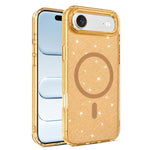 Custodia magnetica di lusso in TPU glitterato e PC per telefono., For iPhone 17 Pro Max, For iPhone 17 Pro, For iPhone 17, For iPhone Air