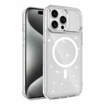 Custodia magnetica di lusso in TPU glitterato e PC per telefono., For iPhone 15 Pro Max, For iPhone 15 Pro, For iPhone 15, For iPhone 14 / 13
