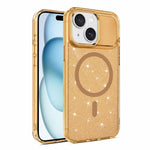 Custodia magnetica di lusso in TPU glitterato e PC per telefono., For iPhone 15 Pro Max, For iPhone 15 Pro, For iPhone 15, For iPhone 14 / 13