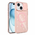 Custodia magnetica di lusso in TPU glitterato e PC per telefono., For iPhone 15 Pro Max, For iPhone 15 Pro, For iPhone 15, For iPhone 14 / 13