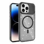 Custodia magnetica di lusso in TPU glitterato e PC per telefono., For iPhone 14 Pro, For iPhone 14 Pro Max