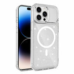 Custodia magnetica di lusso in TPU glitterato e PC per telefono., For iPhone 14 Pro, For iPhone 14 Pro Max