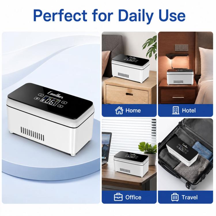 Contenitore termico portatile doppio strato per insulina