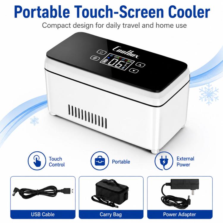 Contenitore termico portatile doppio strato per insulina