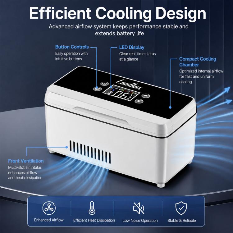 Contenitore termico portatile doppio strato per insulina