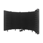 Schermo antivento pieghevole a cinque pannelli per l'isolamento del microfono M5., M5 Isolation Shield