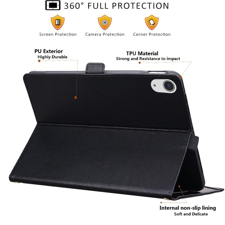 Custodia tablet smart in ecopelle con tasca frontale per iPad 10.2 2021 e 10.5