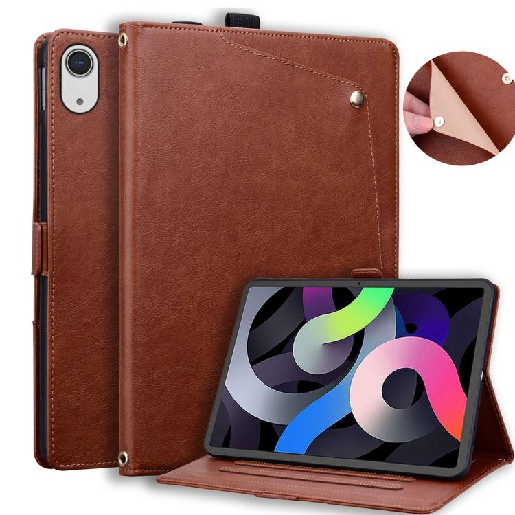 Custodia per tablet smart in ecopelle da tasca frontale, ideale per il lavoro., For iPad Air 13 2026 / 2025 / 2024, For iPad Air 11 2026 / 2025 / 2024, For iPad Pro 13 2025 / 2024, For iPad Pro 11 2025 / 2024, For iPad 2025 / 2022                      ...
