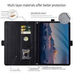 Custodia per tablet smart in ecopelle da tasca frontale, ideale per il lavoro., For iPad 10.2 2021 / 10.5 2019