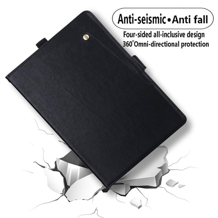 Custodia per tablet smart in ecopelle da tasca frontale, ideale per il lavoro., For iPad 10.2 2021 / 10.5 2019
