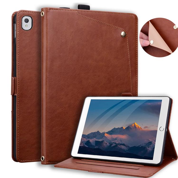 Custodia per tablet smart in ecopelle da tasca frontale, ideale per il lavoro., For iPad 10.2 2021 / 10.5 2019