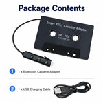 Convertitore da MP3 a cassetta per auto con Bluetooth 5.1