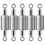 5 pezzi di piombo da pesca integrato con doppia ghiera e scala in rilievo, 3.0g, 3.5g, 4.0g, 5.0g, 6.0g, 8.0g, 10g