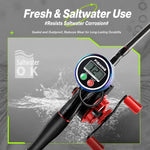 Mulinello in metallo magnetico a discesa lenta per la pesca in acqua salata con zattera., Basic-Left, Basic-Right, Line Guide-Left, Line Guide-Right, Digital Display & Line Guide-Left, Digital Display & Line Guide-Right