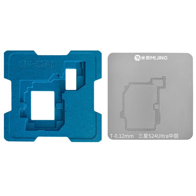 Set di piattaforme di ricostruzione Baga a tre livelli di impianto Mizing Z23, For Galaxy S25 5G, For Samsung Universal Base, For Galaxy S25+ 5G, For Galaxy S25 Ultra 5G, For Galaxy S24 Ultra 5G, For Galaxy S24+ 5G, For Galaxy S24 5G                   ...
