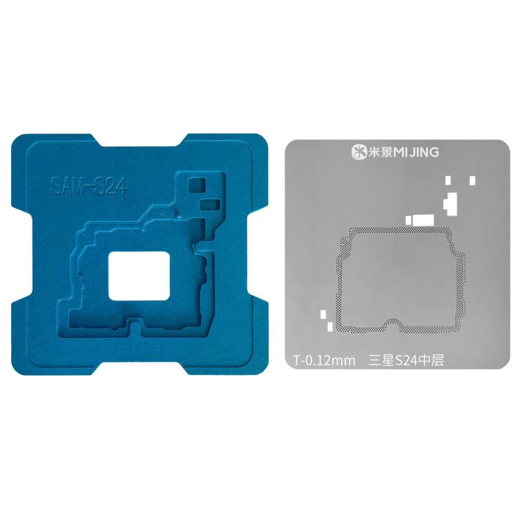 Set di piattaforme di ricostruzione Baga a tre livelli di impianto Mizing Z23, For Galaxy S25 5G, For Samsung Universal Base, For Galaxy S25+ 5G, For Galaxy S25 Ultra 5G, For Galaxy S24 Ultra 5G, For Galaxy S24+ 5G, For Galaxy S24 5G                   ...